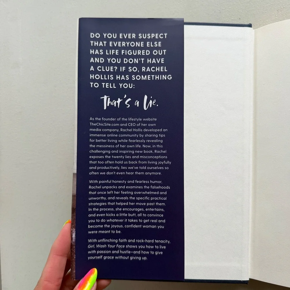 Girl Wash Your‎ Face Rachel Hollis Hardcover 2018 Self-Help Motivational Book